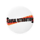 PFC STOREのCAUSAL RETRIBUTION 缶バッジ