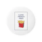 NATSUYA TAKASAKIのI LOVE FRENCH FRIES Tin Badge