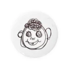 yuppyhappyのくるくるしてる男の子 Tin Badge