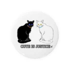 つくも's SHOPの可愛いは正義な猫たち Tin Badge