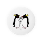ハマジ ペンギン雑貨の漫才ペンギン(イワトビ) Tin Badge