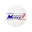 kametakaのモストアイロゴ（イベント＆レジャー) Tin Badge