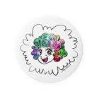 きらきら がーるずのカラフルヘアー 缶バッジ