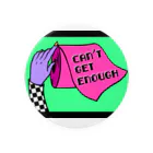 Mieko_KawasakiのCAN'T GET ENOUGH / GREEN トイレットペーパー　 Tin Badge