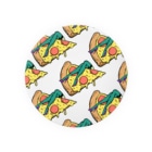 Mieko_Kawasakiの欲望のピザ🍕　GUILTY PLEASURE PIZZA AO TRANSPARENCY Tin Badge