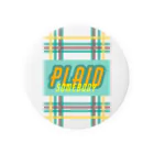 QB🦖のPLAID Tin Badge