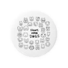 Heart nose DOGSのHeart nose DOGS（丸型） Tin Badge