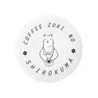 ikitoshi-ikerukoのコーヒー好きのシロクマ　1 Tin Badge