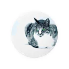 nanakigonbeの猫 Tin Badge