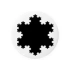 FRACTAL / フラクタルのFractal Koch Snowflake Tin Badge