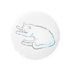 ほわほわおばけのハートやさんのうちのすももくん Tin Badge