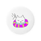 猫 ねこちぃの涼みねこちぃ Tin Badge