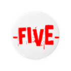 シューティングバーFIVEのFIVE Tin Badge