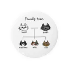 のぐちさきのfamily tree -にゃんこの家系図- Tin Badge