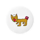 さかもとSHOPのいぬ Tin Badge