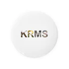 KRMSのアニマル　ロゴ 缶バッジ