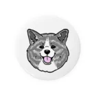 春風工房の秋田犬ハッピースマイル虎毛 Tin Badge