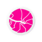 しんぷる好き屋のピンクのダンゴムシ　グッズ Tin Badge