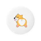 たいやきのコーギー　犬　おしり　グッズ Tin Badge