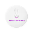 Rebellion BunnyのWhite bunny~毒~ 缶バッジ