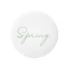 spring.のSpring. Tin Badge