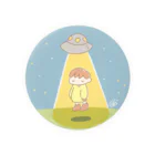 ゆあがりのUFO Tin Badge