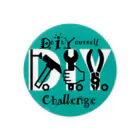 D.I.Y ChallengeのD.I.Y Challenge缶バッジLight green Tin Badge