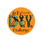 D.I.Y ChallengeのD.I.Y Challenge缶バッジOrange 缶バッジ