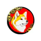 春風工房のジャパニーズ秋田犬 Tin Badge