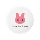 Merry Care Shopのうさぎさん　Merry Care Friends Tin Badge