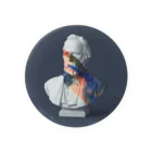 blankblackのpaint on Gypsum statue [12] Tin Badge