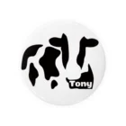 Tony'sストアの🐄(Tony) 缶バッジ