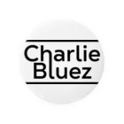 Charlie Bluez StoreのCharlieBluezロゴデザイン 缶バッジ