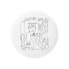 ホームドラマ企画のインスピイラスト『丑』 Tin Badge