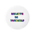 Folloing のBelieve in yourself Tin Badge