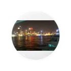 月華の夜上海船上情景 Tin Badge