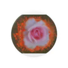 Unsight Blueのバラ　a burning rose1 Tin Badge