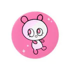 うんちのパンダオブピンク Tin Badge