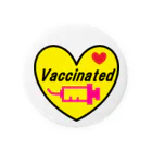 ワクチン接種済みアイテム💕のワクチン済み2 Tin Badge