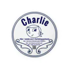 charlolのCharlieロゴQR有り Tin Badge