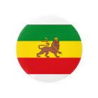 DRIPPEDのRASTAFARI LION FLAG-エチオピア帝国の国旗- Tシャツ 缶バッジ