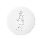 すきまそざいのベレー帽の子 Tin Badge