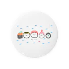 しらたま🥚のSUSHI Tin Badge