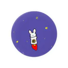 柑橘類のロケットうさぎさん Tin Badge