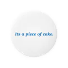 TOYOTA CLUBのIt's a piece of cake 缶バッジ