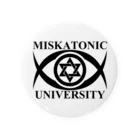 AURA_HYSTERICAのMISKATONIC UNIVERSITY 缶バッジ