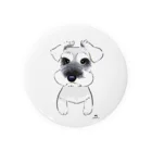 遥ん/犬顔絵　の「保護犬カフェ支援」グッズ 純さん Tin Badge