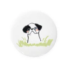 遥ん/犬顔絵　の「保護犬カフェ支援」グッズ まさきさん Tin Badge