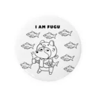 kite_29のコーギー　I AM FUGU 缶バッジ