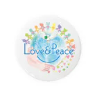 Love＆PeaceのLove＆Peaceキッズ用ロゴ 缶バッジ
